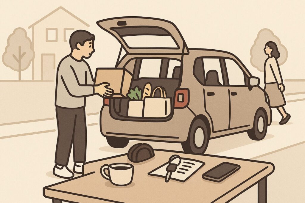 車を生活インフラと捉え、買い物や通勤など、日常生活の足として利用している。