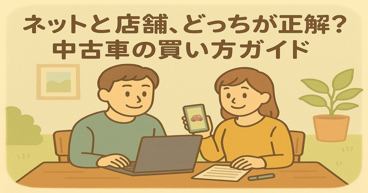 ネットと店舗、どっちが正解？中古車の買い方ガイド_アイキャッチ
