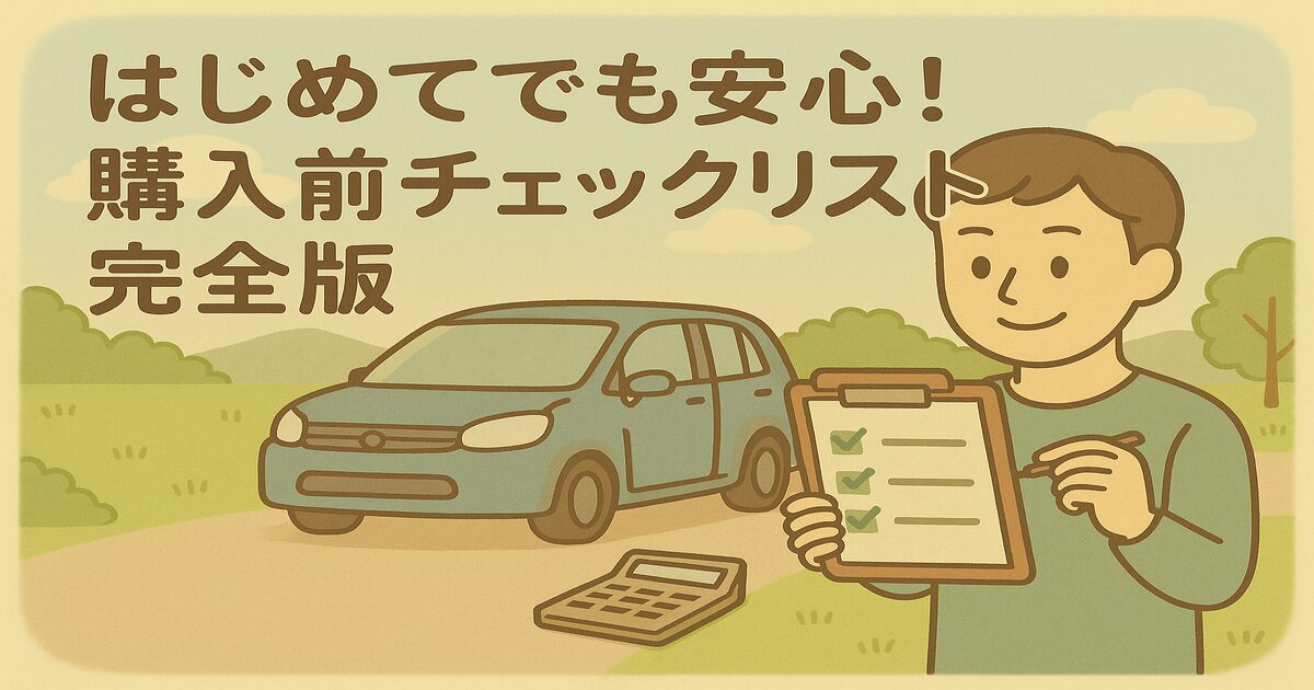 はじめてでも安心！購入前チェックリスト完全版_アイキャッチ