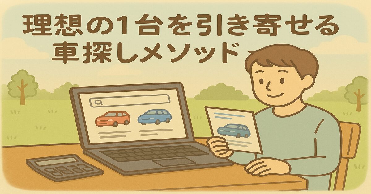 理想の1台を引き寄せる車探しメソッド_アイキャッチ