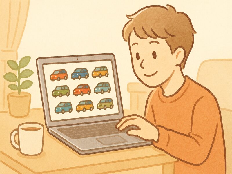 ずらりと並んだ車種一覧から、自分に合う一台を探そう