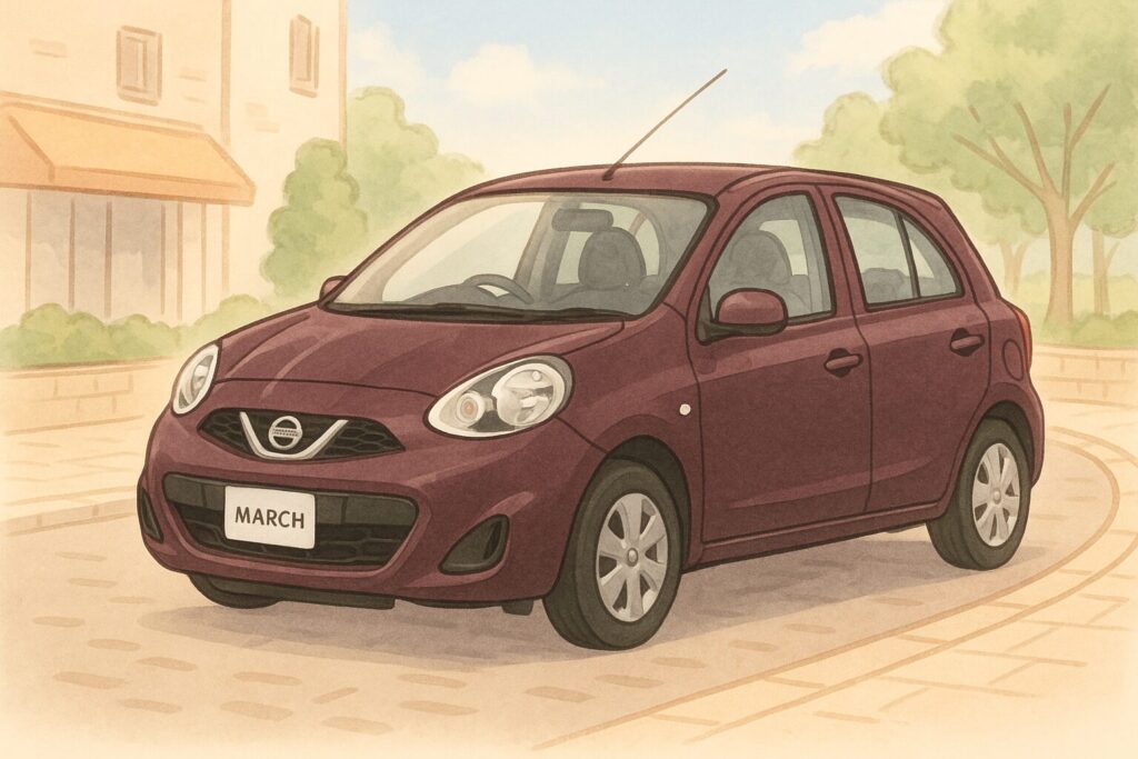 日産「マーチ」の全景