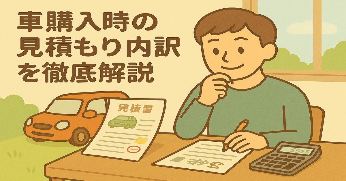 車購入時の見積もり内訳を徹底解説_アイキャッチ