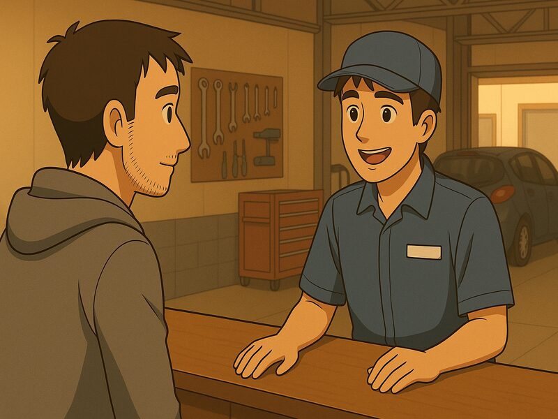 整備工場に相談してみた。